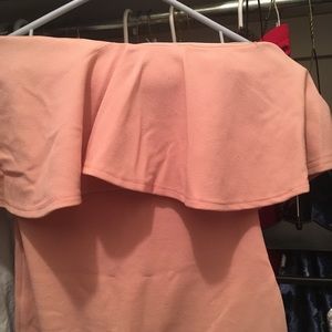 Faint Baby Pink Bodycon Dress